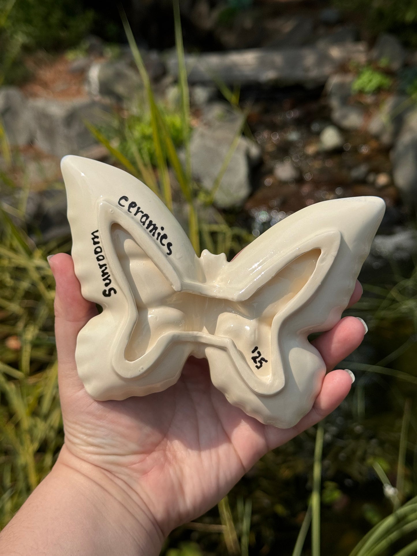 Mother of Pearl Butterfly Dish 2