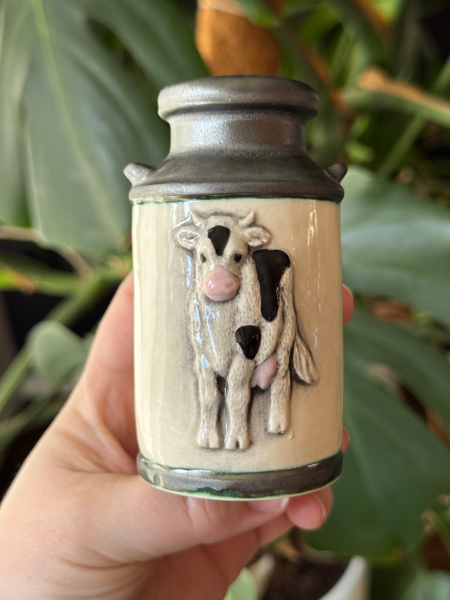 Milk Can Salt and Pepper Shakers