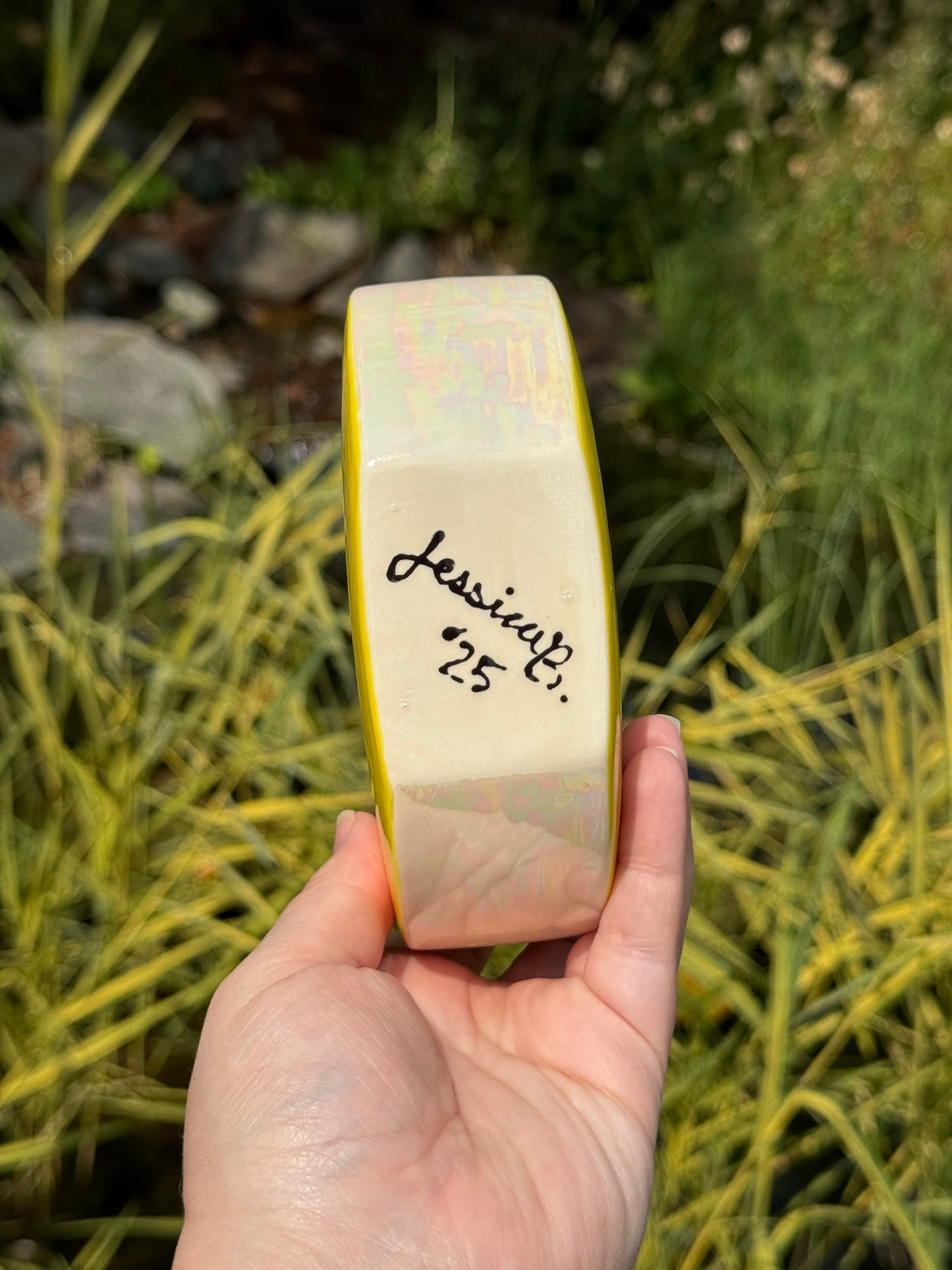 Yellow Smile Vase