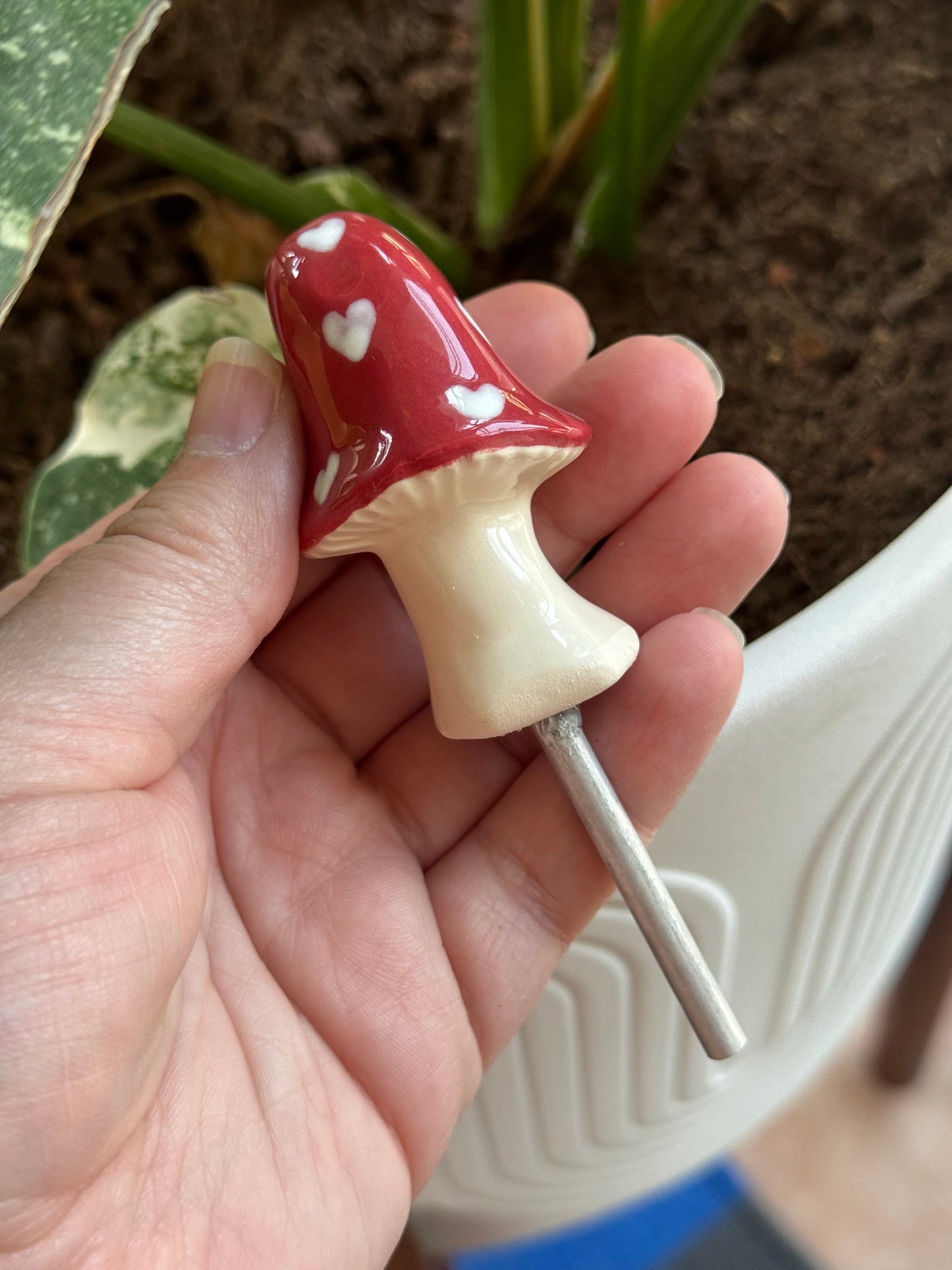 Mushroom Plant Stake 4