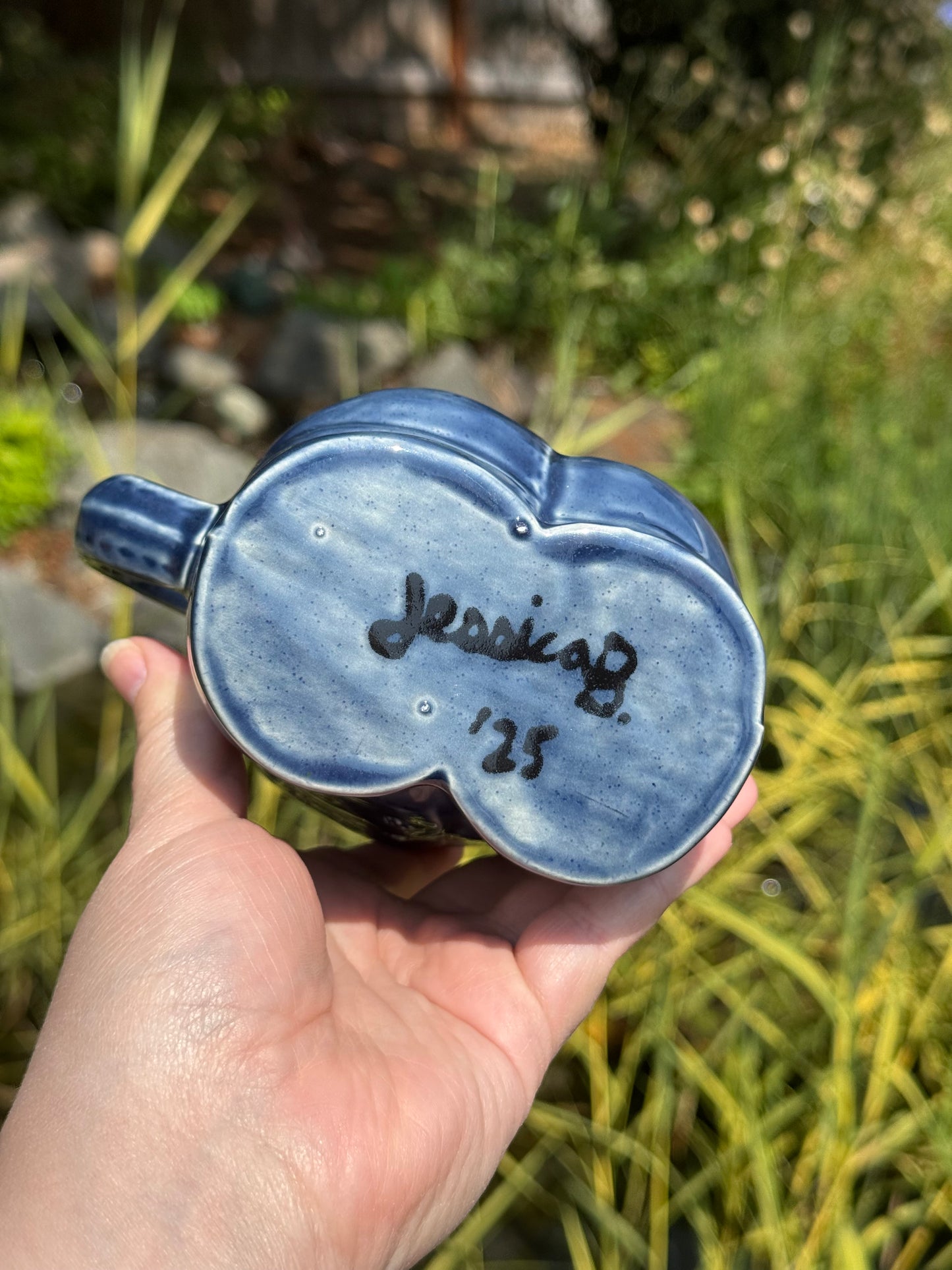 Dark Wash Denim Booty Mug