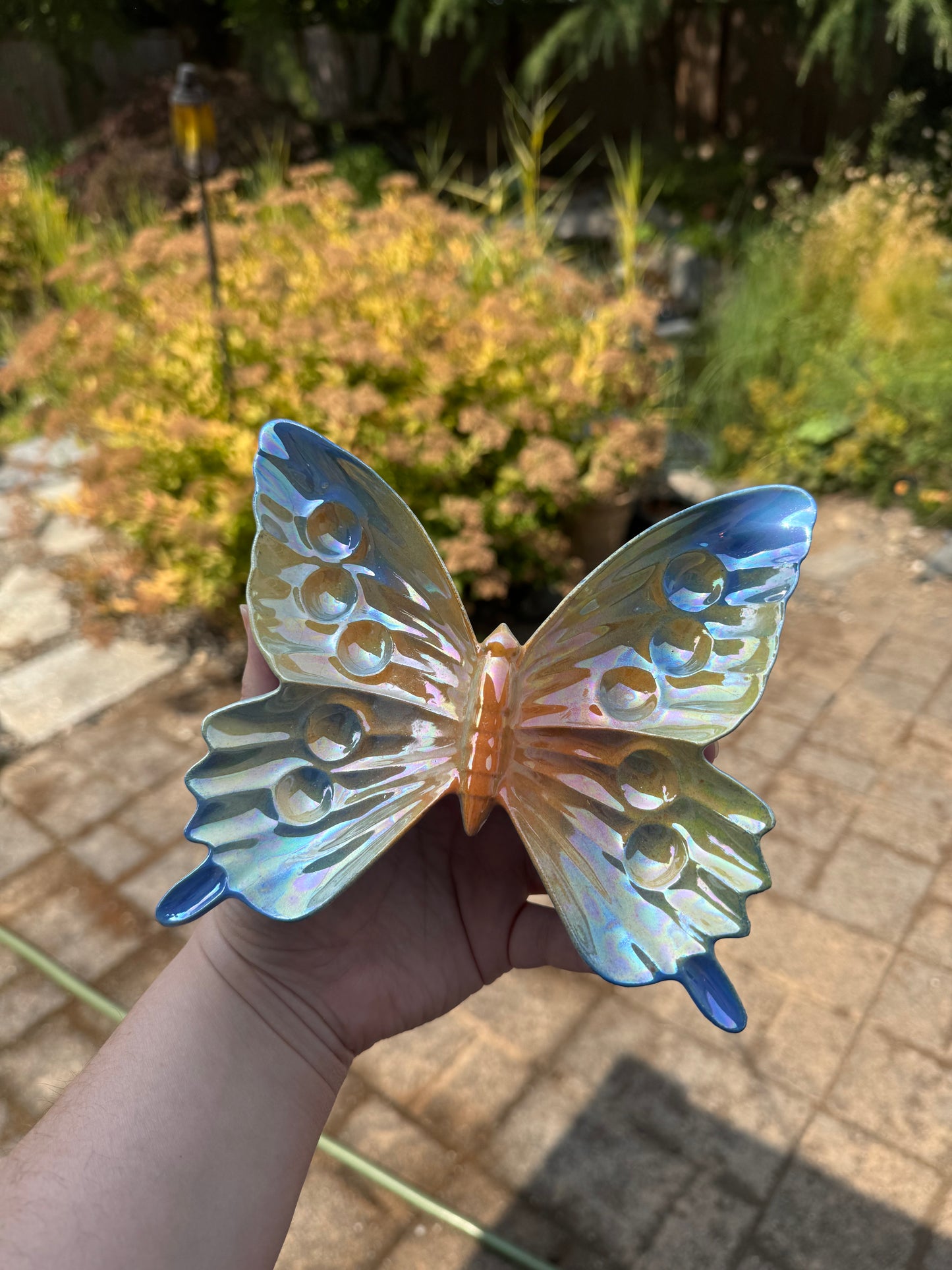 Mother of Pearl Butterfly Dish 1