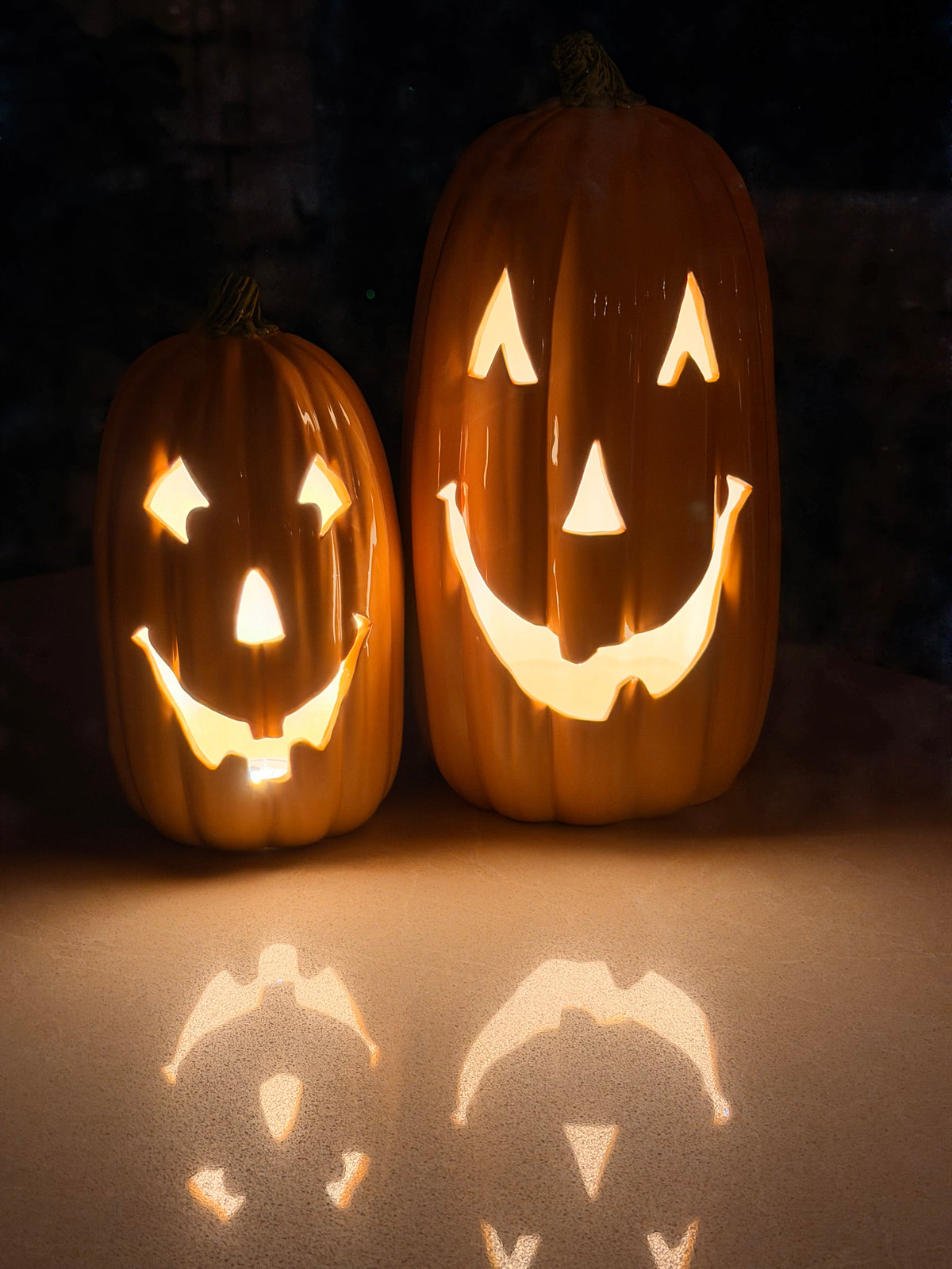 Happy Tall Jack-O-Lantern Set