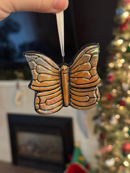 Pearl Butterfly Ornament #1