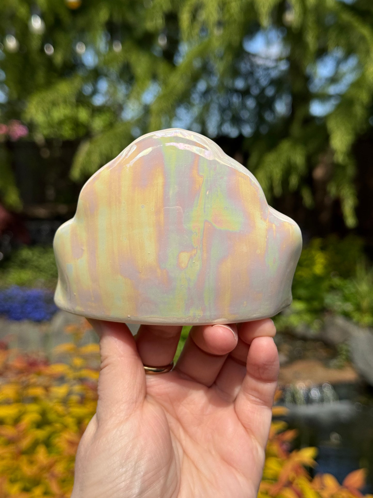 Mother of Pearl Dog Eyeglasses Holder