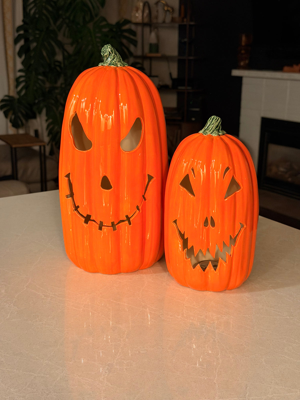 Spooky Tall Jack-O-Lantern Set