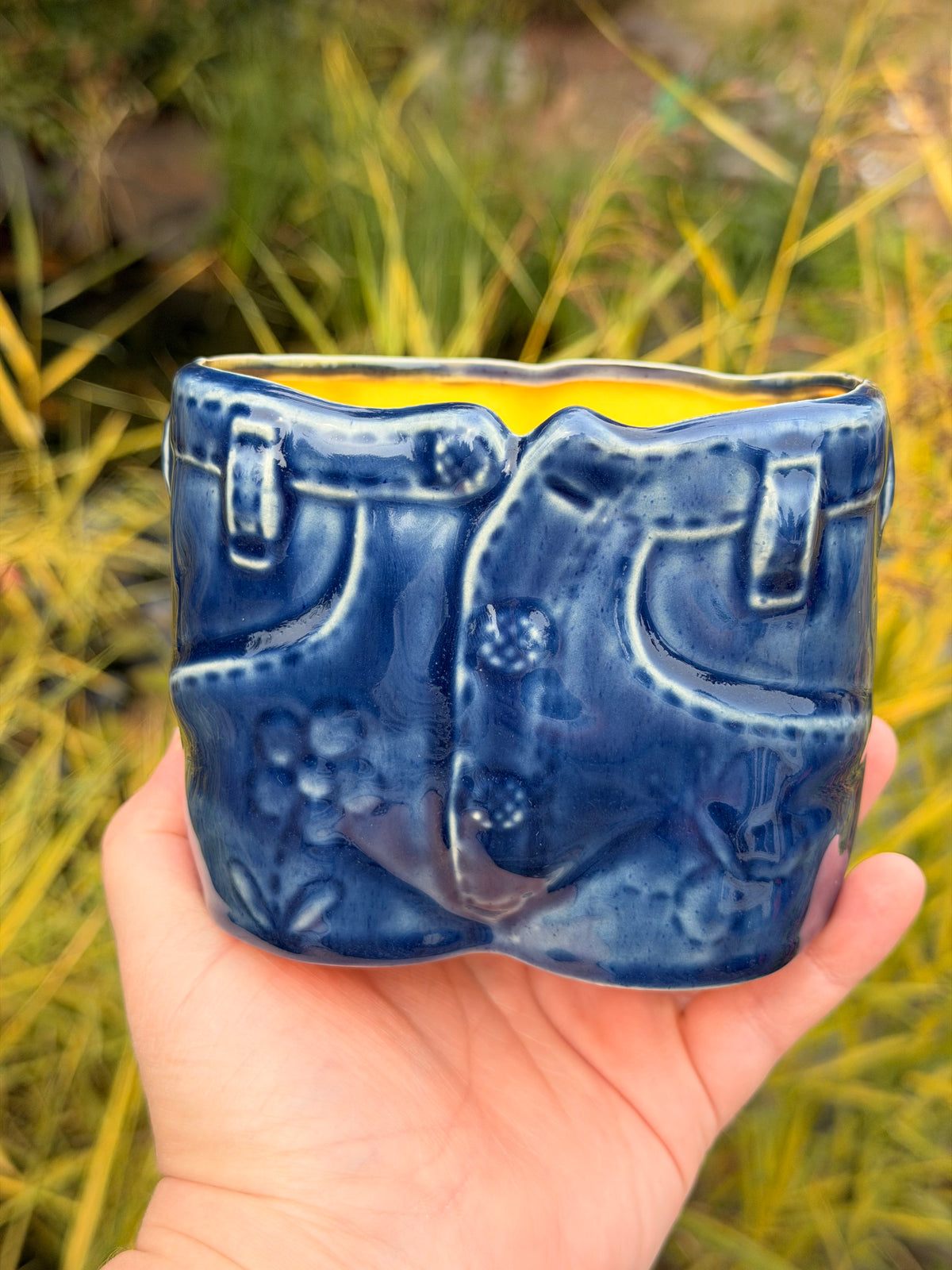 Denim Planter #1