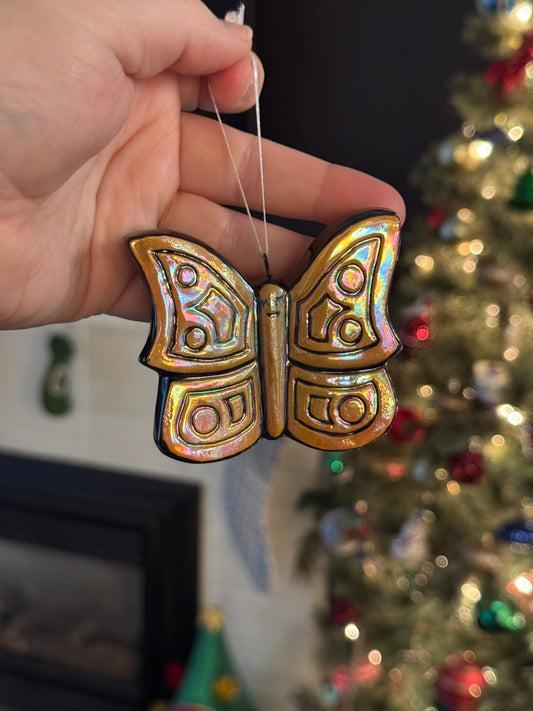 Pearl Butterfly Ornament #3