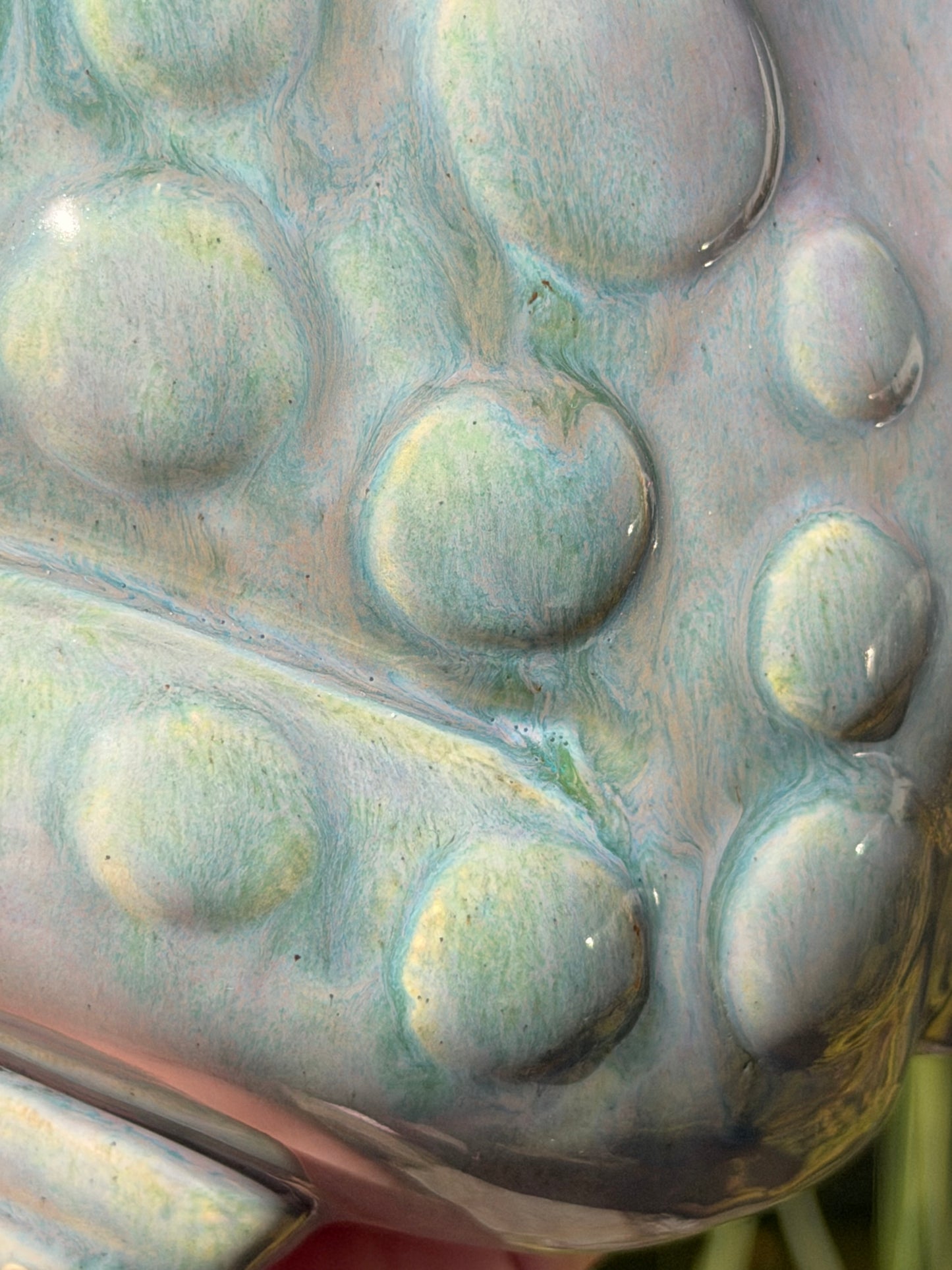 Purple Fog Frog Planter