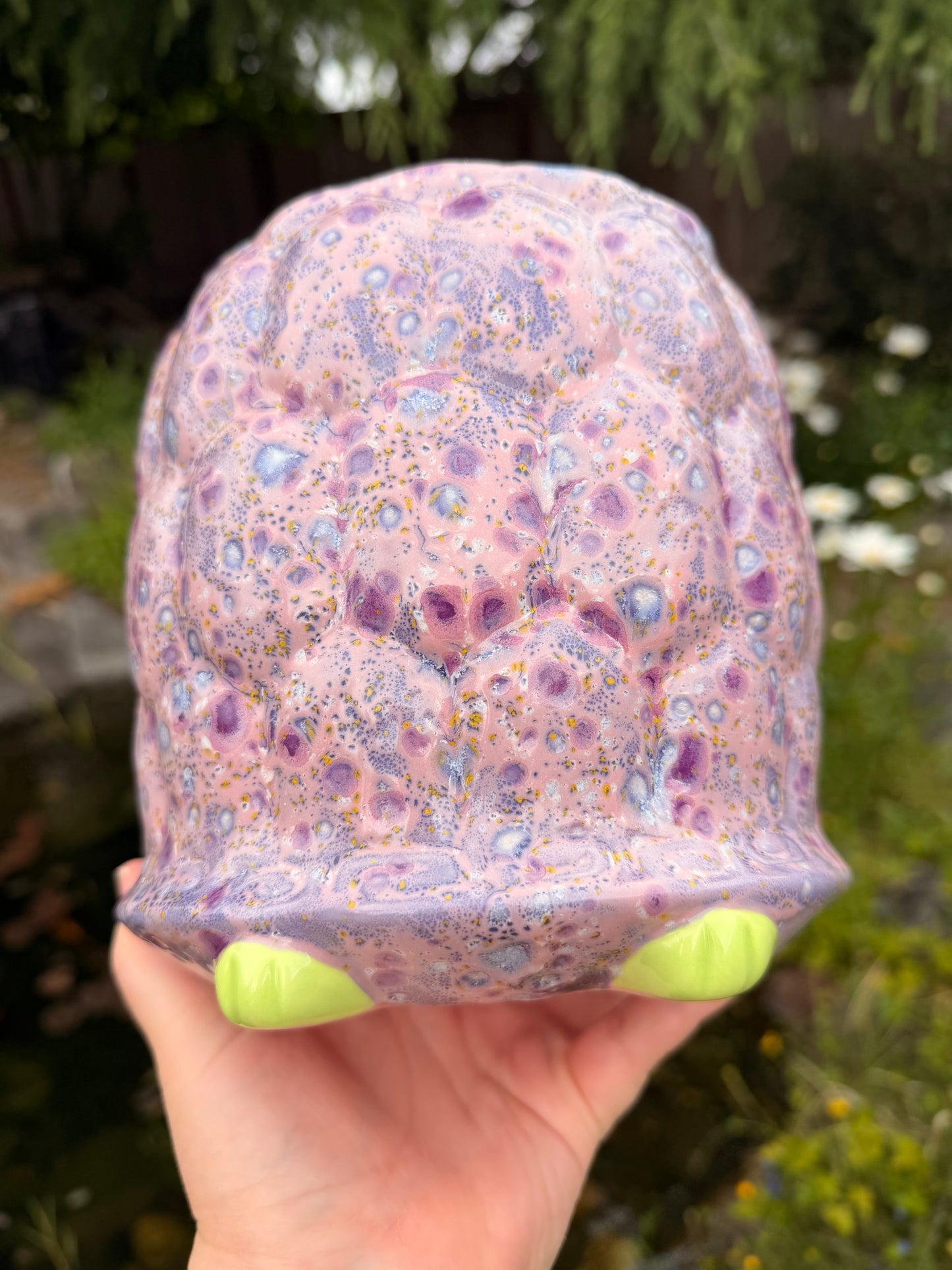 Purple Turtle Planter