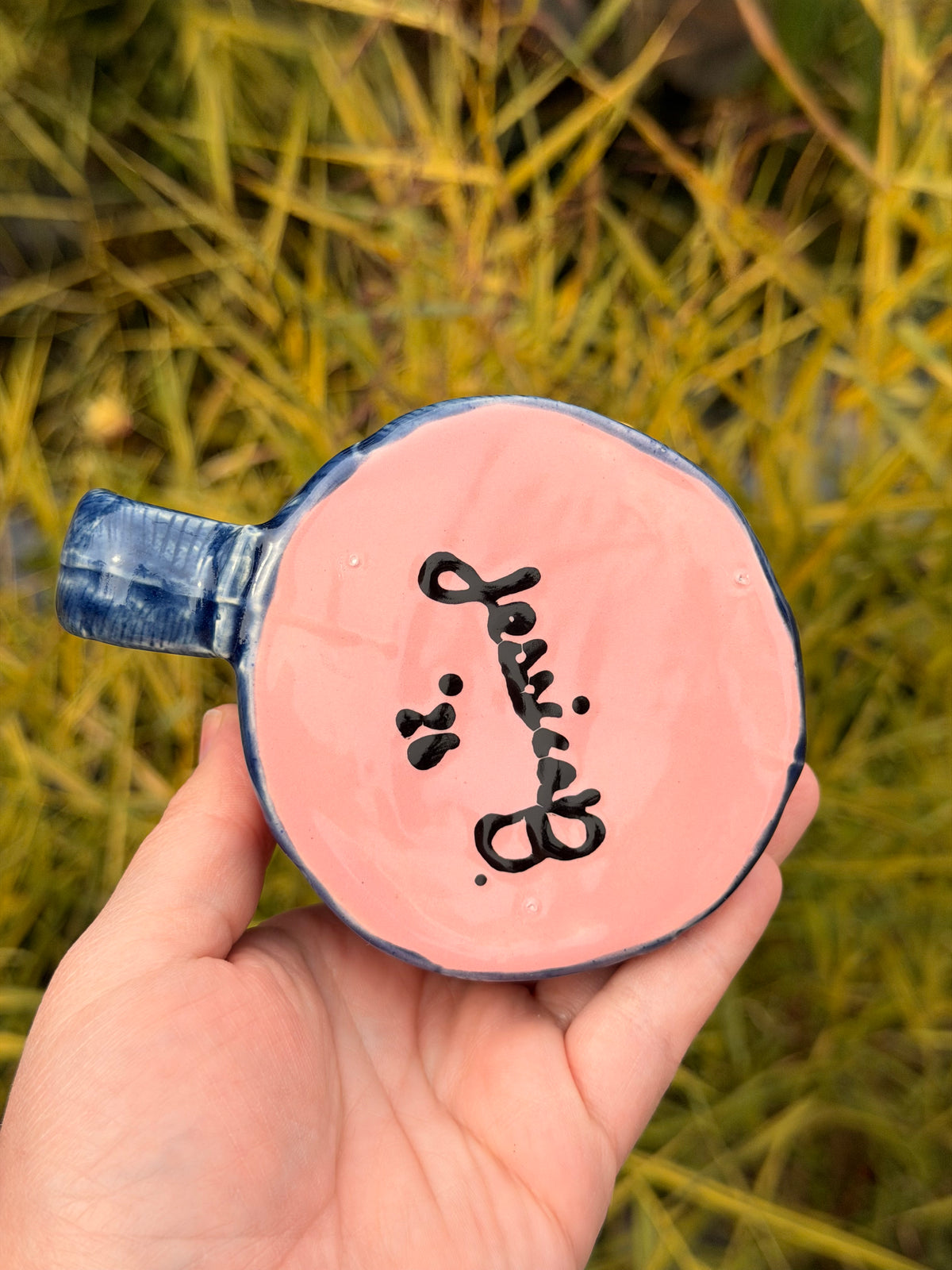 12 oz. Embroidered Denim Mug #2