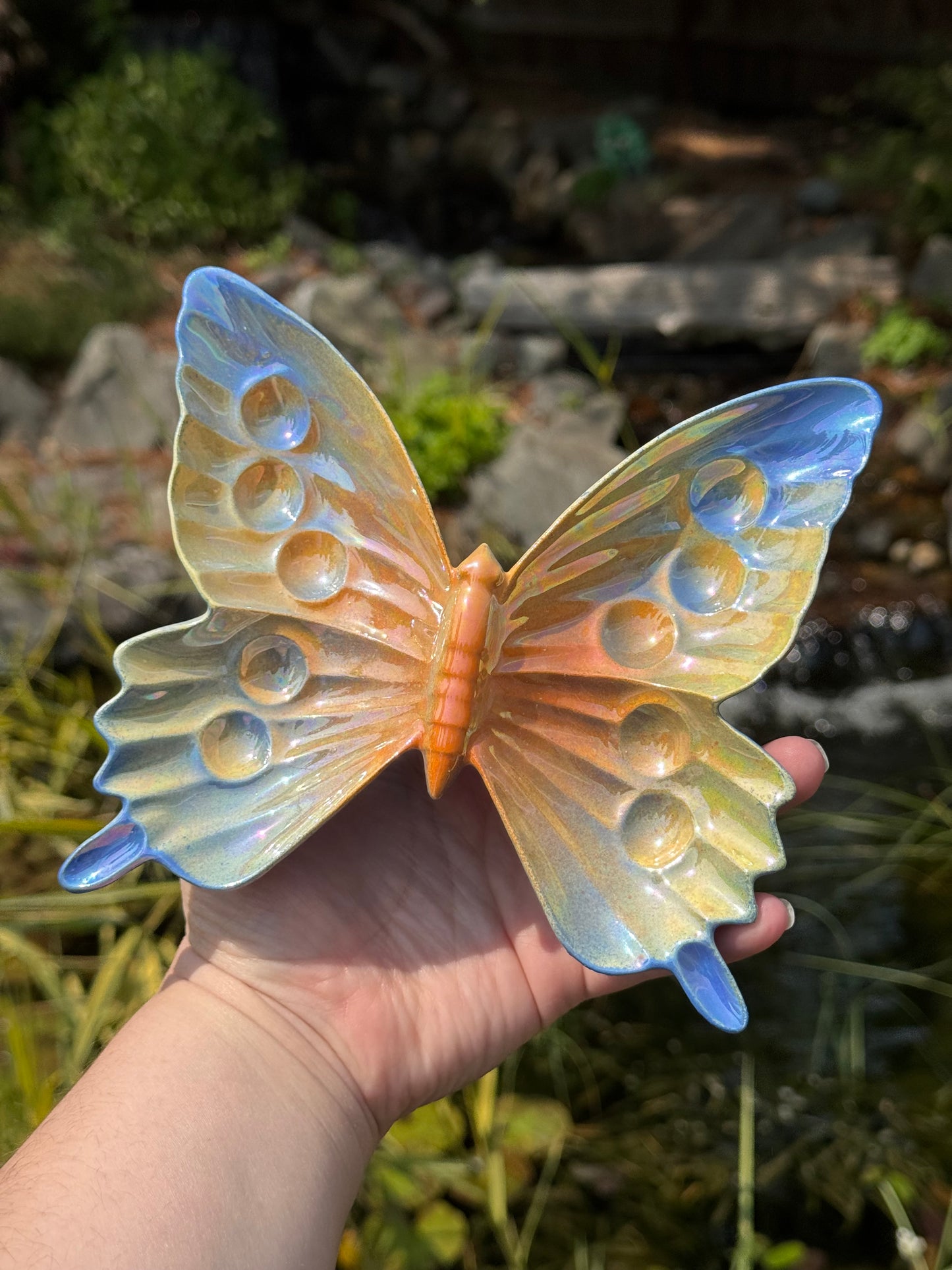 Mother of Pearl Butterfly Dish 1