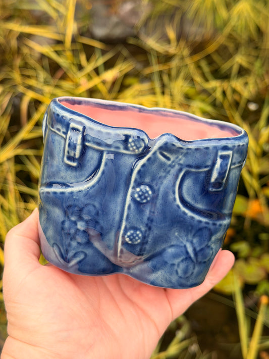 Denim Planter #2