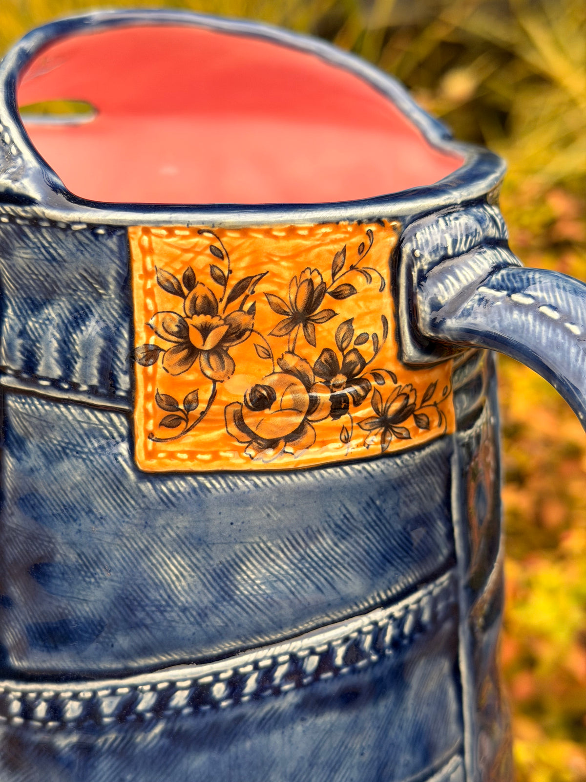 Denim Pitcher