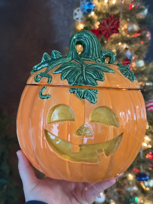 SECOND - Jack-o-lantern Cookie Jar