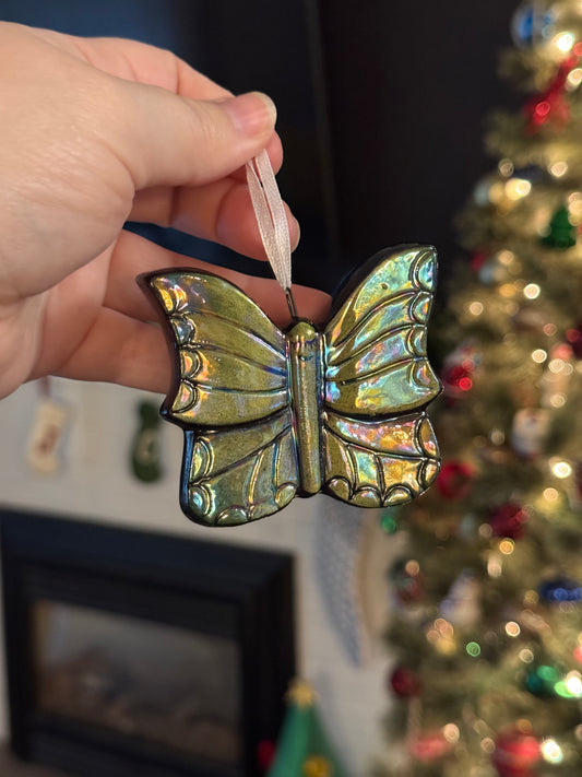 Pearl Butterfly Ornament #2